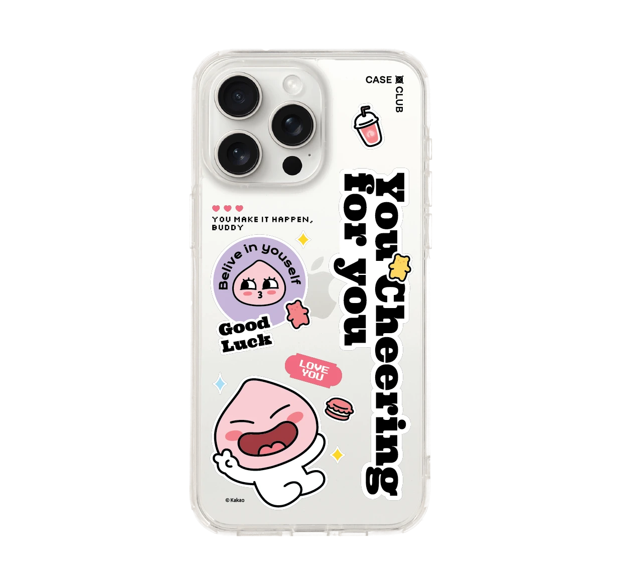 เคสใส iphone 15 pro max kakao quote apeach